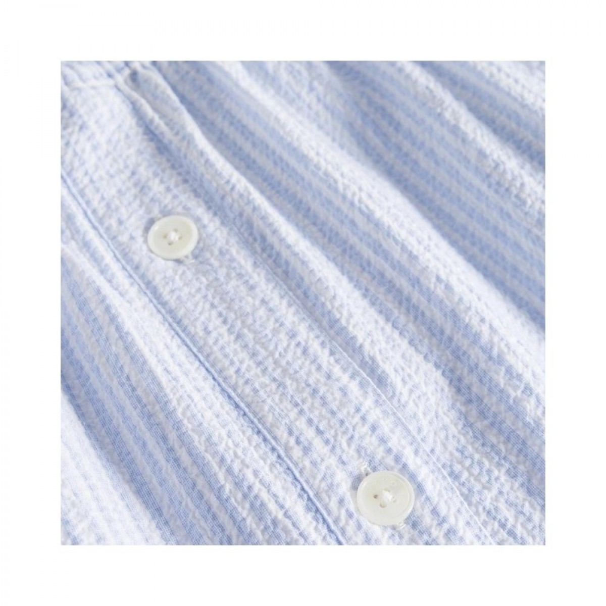 phi skirt - light blue / white stripe - knapper
