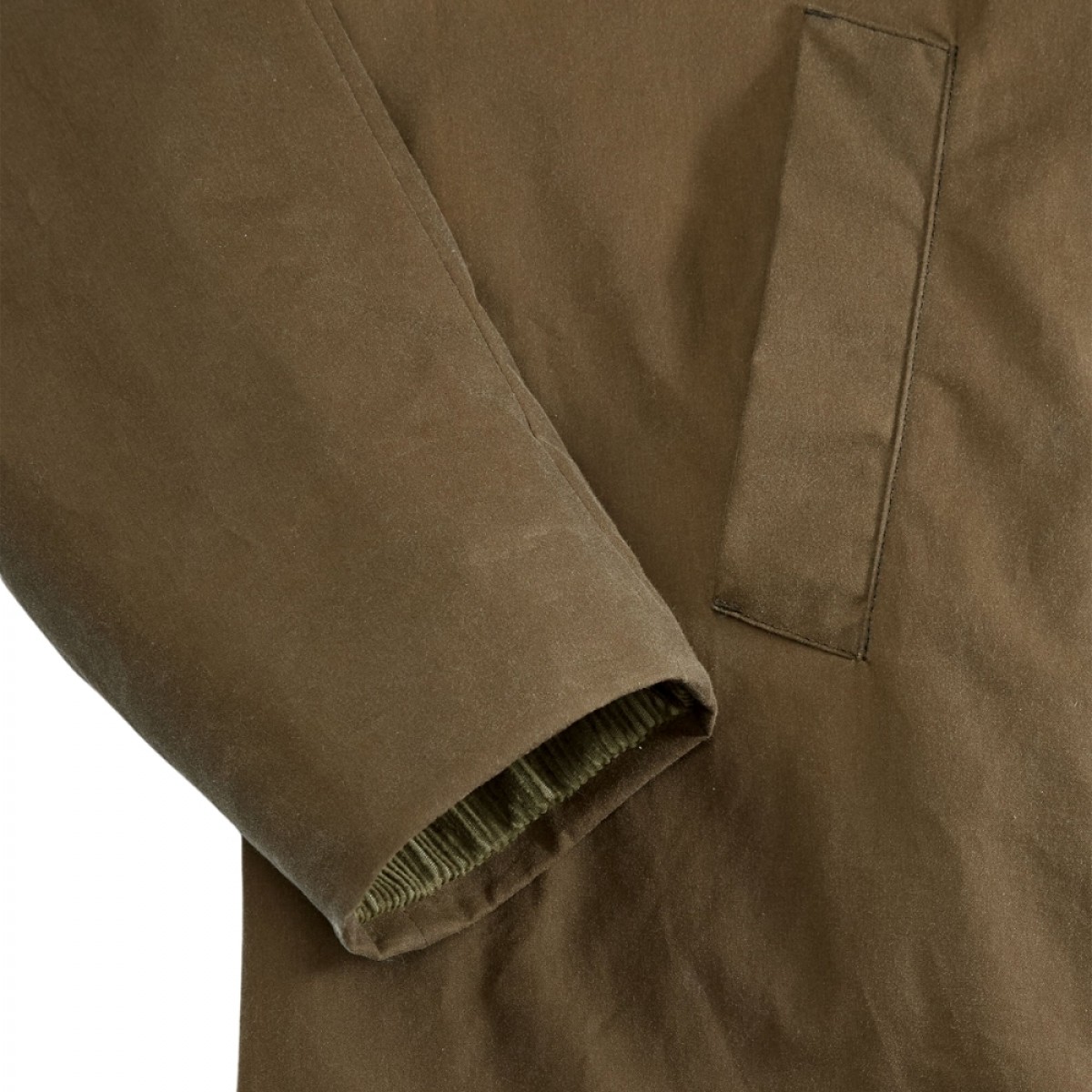 noor coat oil - bark - ærme 