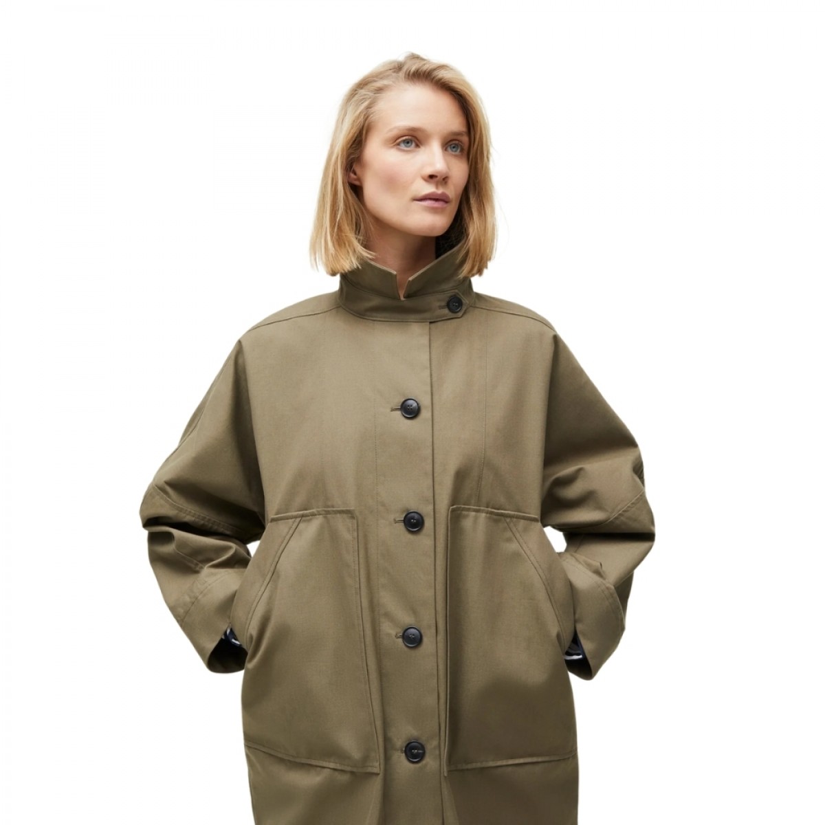 jean coat ll ventile - vintage army - model look