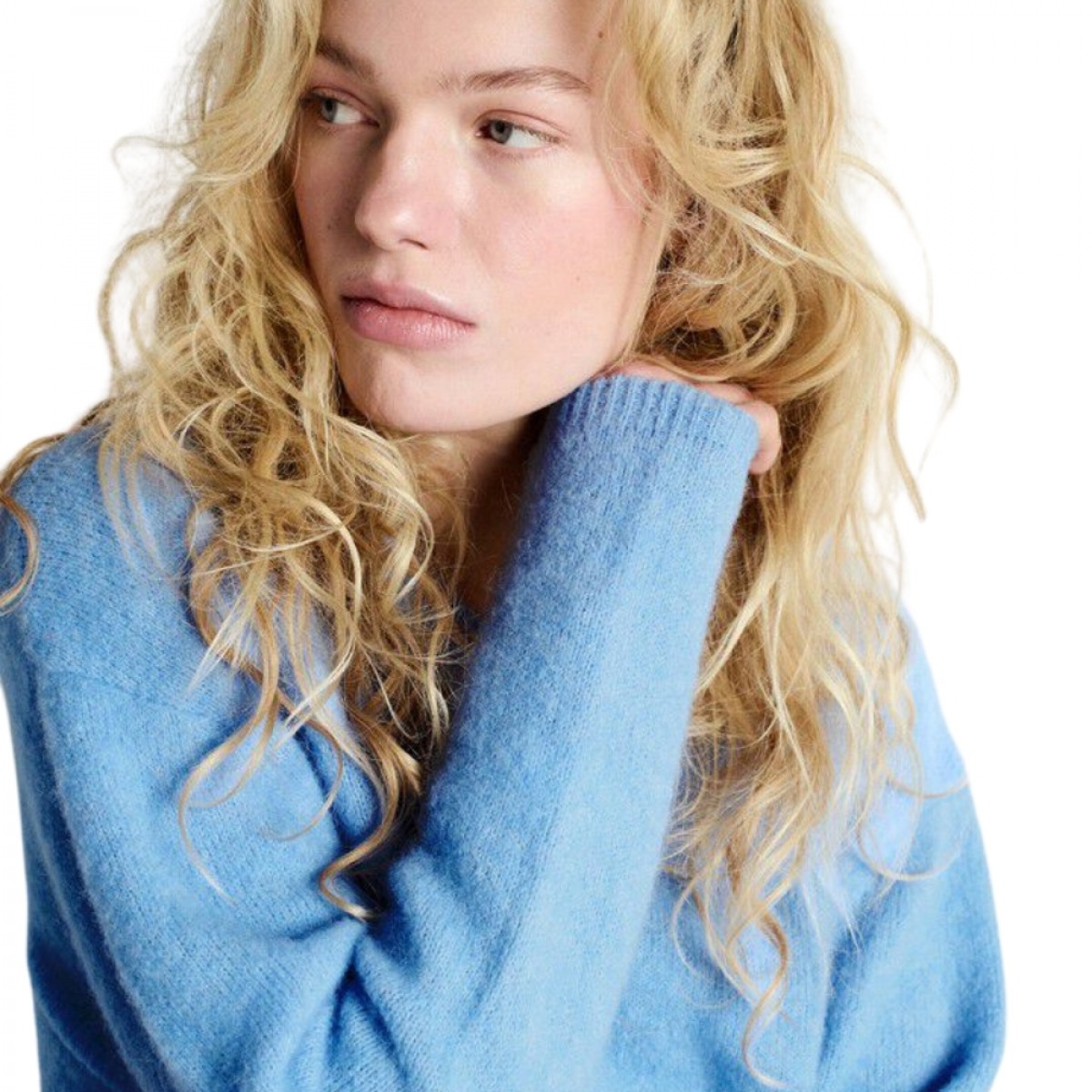 women's cardigan vitow - atmosphere melange - look
