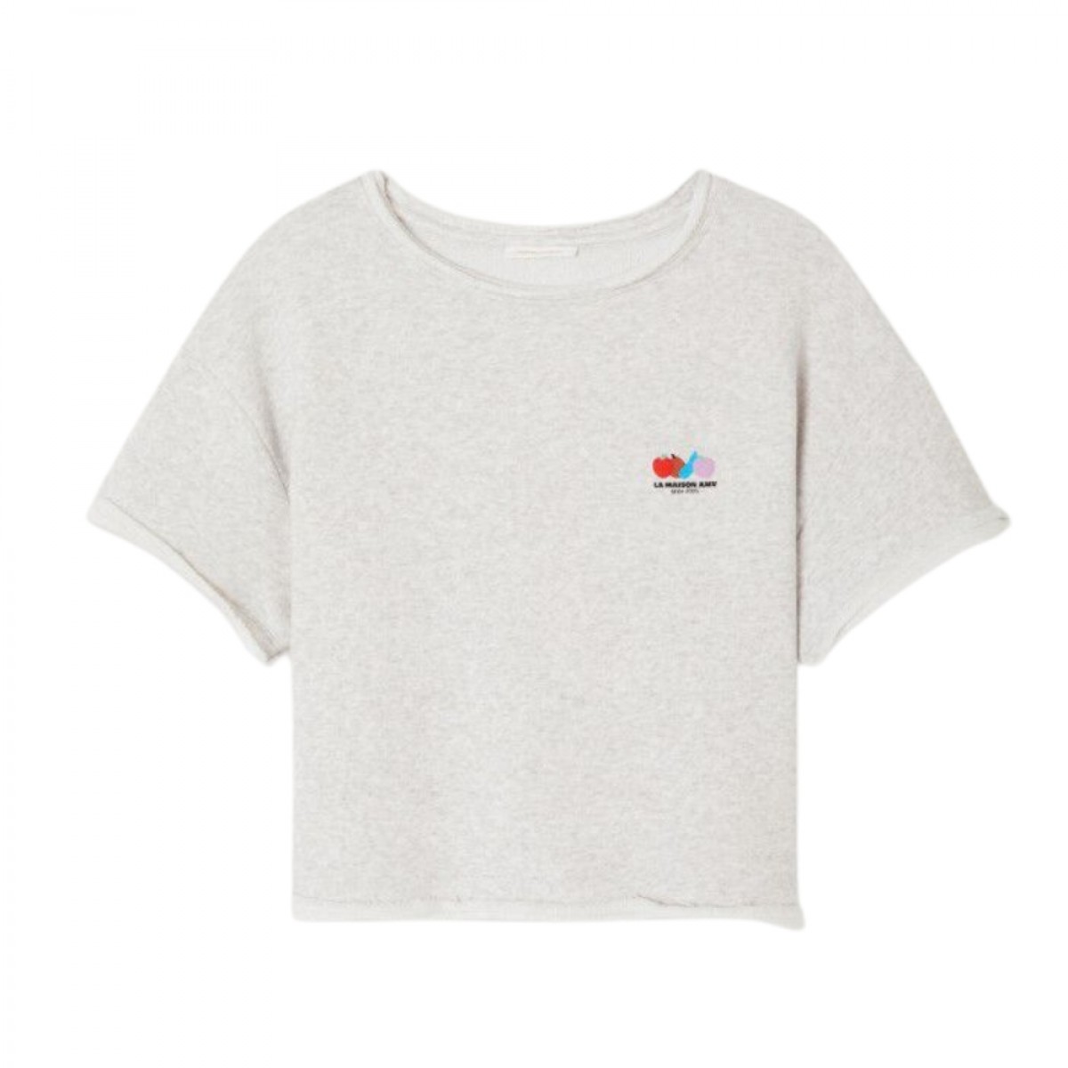 women's t-shirt atubay - arctic melange - front