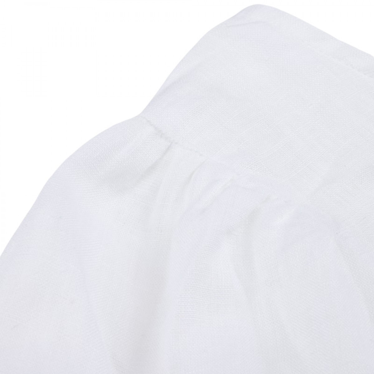 carmen blouse - white - læg