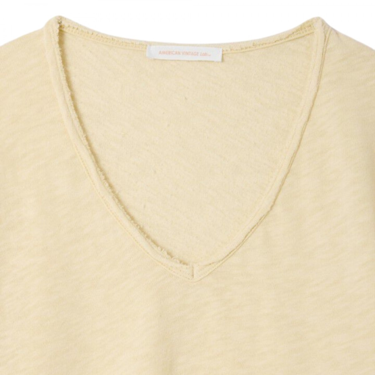 women's t-shirt sonoma - vintage vanilla - hals 