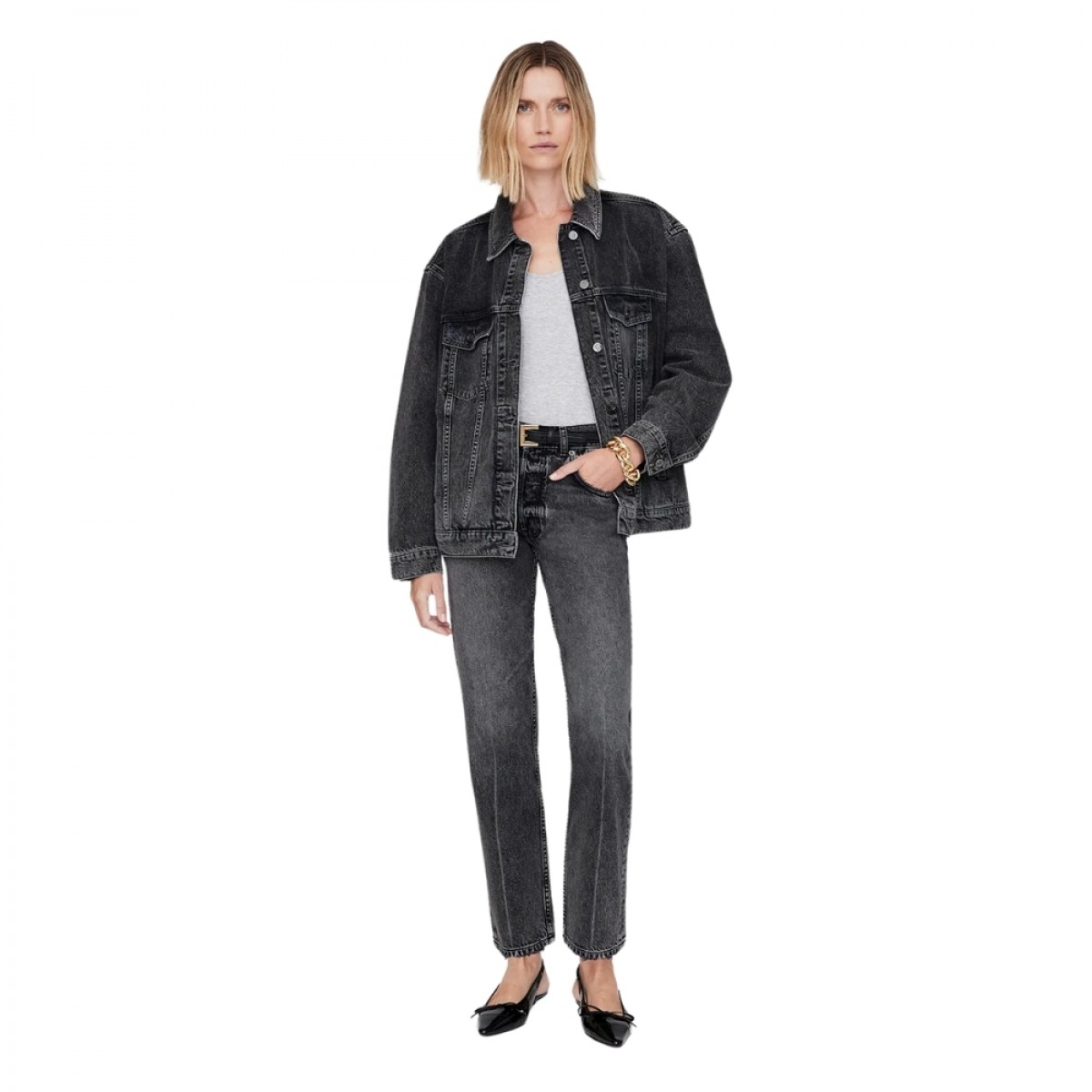 anine bing kate jean - grey - look 1
