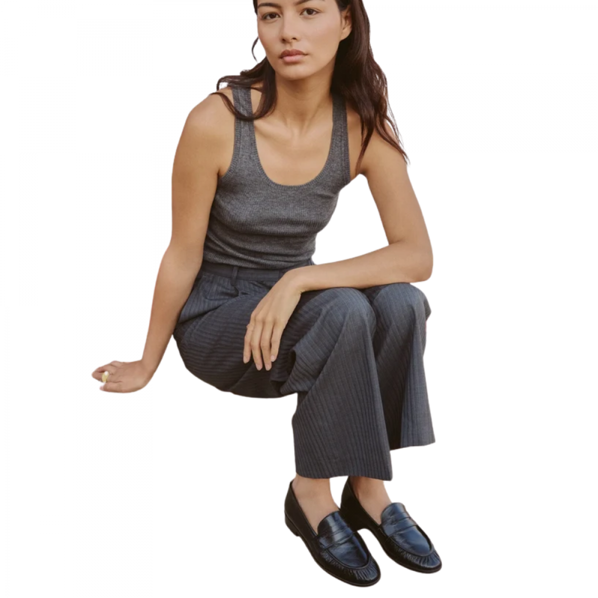 rivecour mocassin - black - look