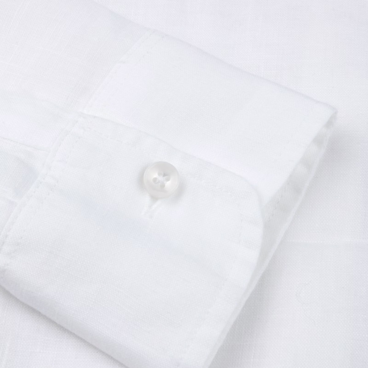 sofie linen shirt - white - ærme
