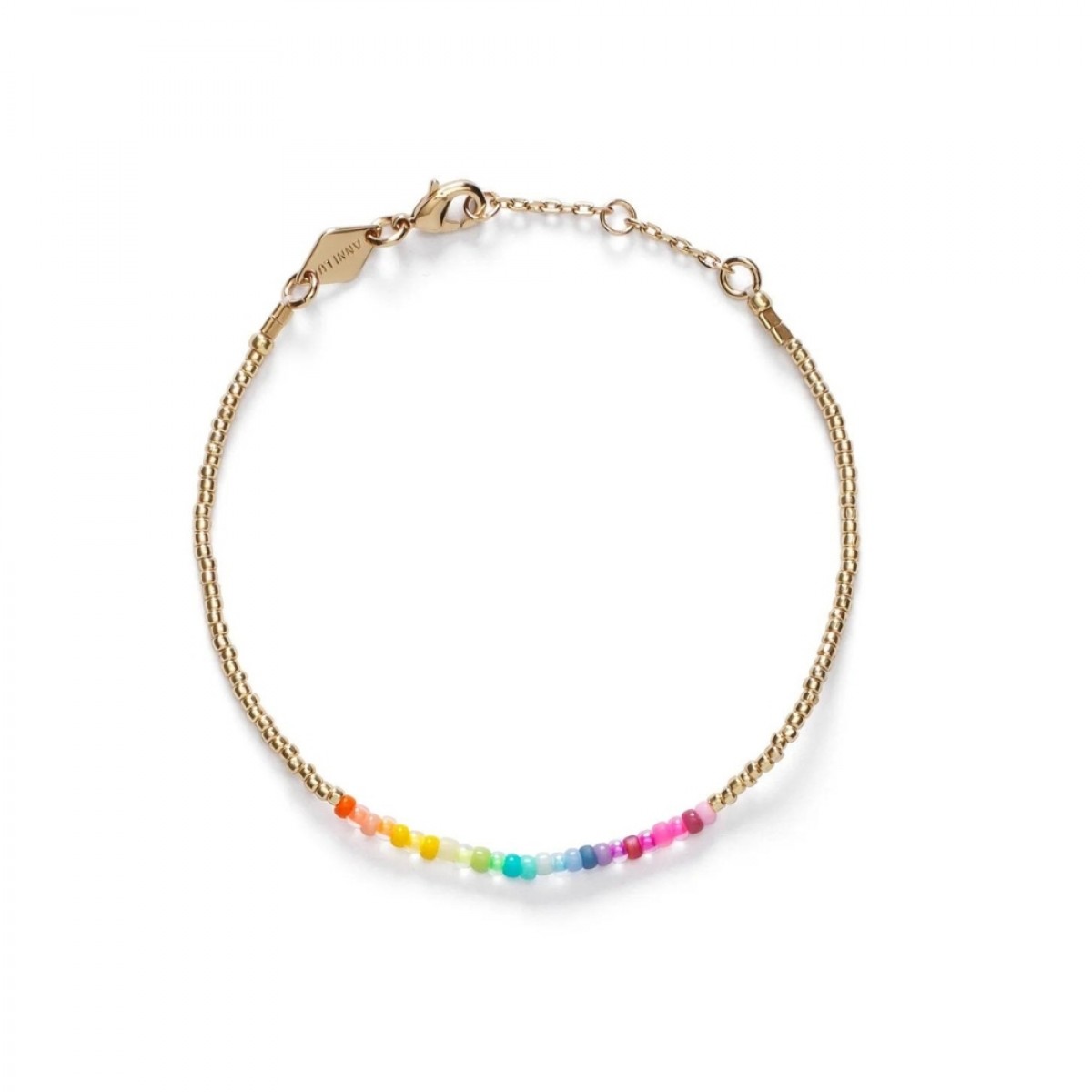 golden rainbow bracelet - gold