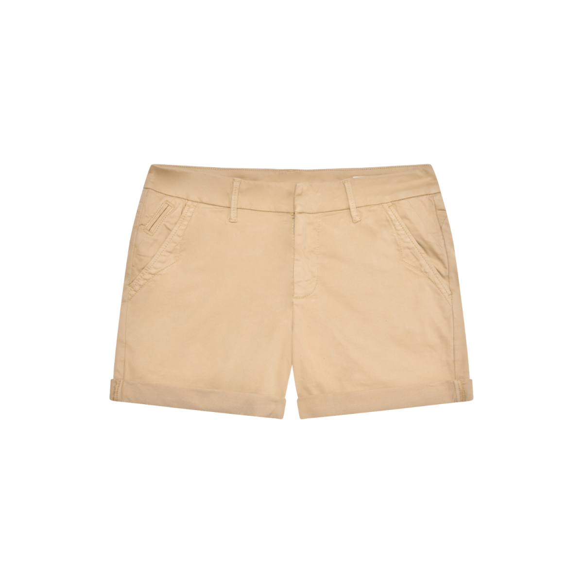 selena shorts - beige - front