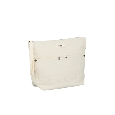 pouch pocket canvas - pure ecru