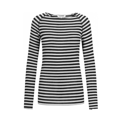 amalie bluse - off white-black