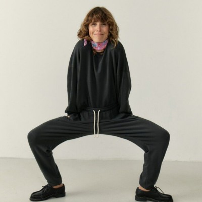 hapylife joggers - vintage carbon