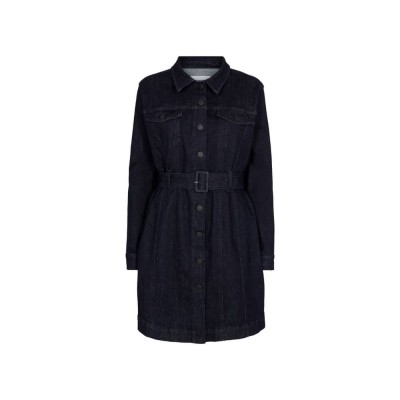 dylan denim kjole - raw indigo dylan denim kjole - raw indigo