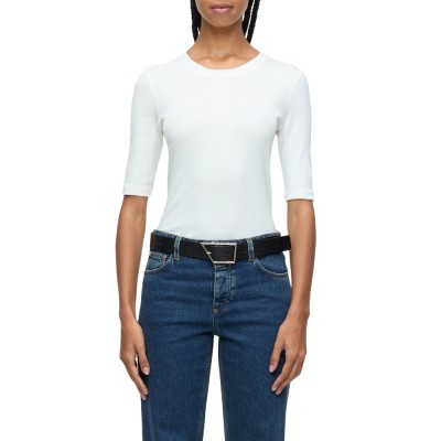 closed crewneck shortsleeve tee - ivory
