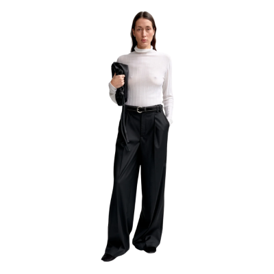 aks label sharona trouser - black