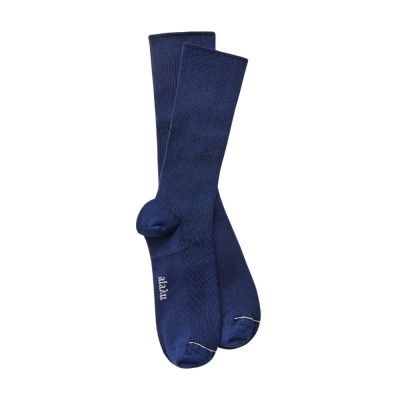 cotton rib socks - midnight blue