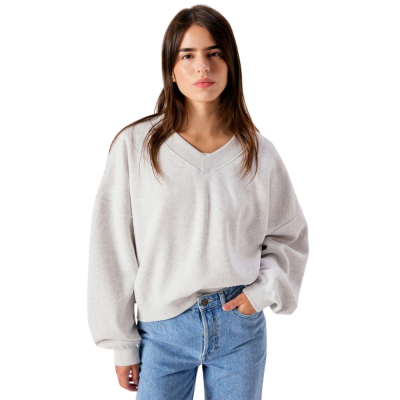women's sweats baptown - heather grey