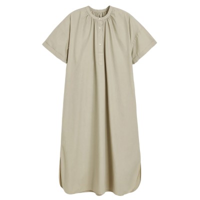cille dress - dried herb