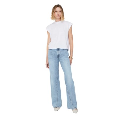 anine bing caspen tee - white