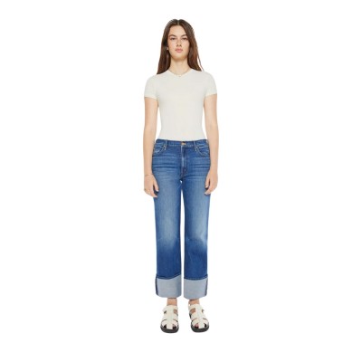 checkkerboard duster flood cuff bunny hop - denim blue