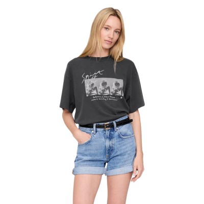 anine bing ashton tee concert - washed black