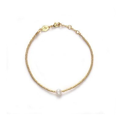 anni lu pearly bracelet - gold anni lu pearly bracelet - gold