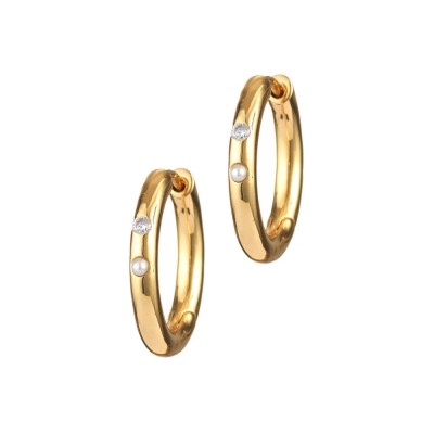 anni lu brigitte hoops - gold