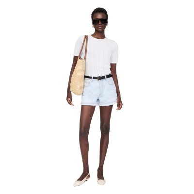 anine bing dalton shorts - ultra bleached