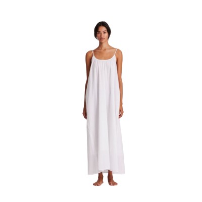 carmen dress voile - white