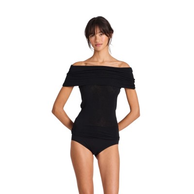 ally wool top - black