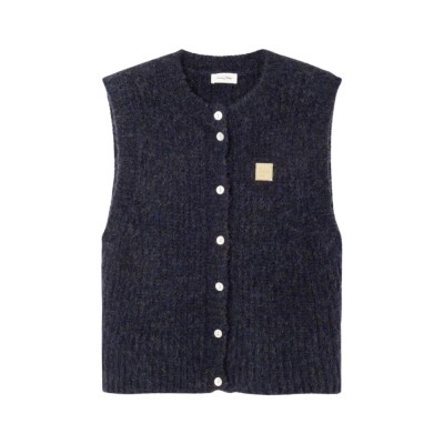 women's gilets east - navy melange