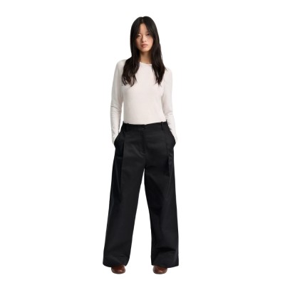 aiayu willy pant twill - black