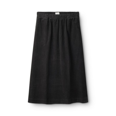 p-f-r olivia skirt corduroy - black