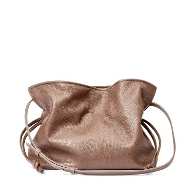 camilla bag large leather - taupe