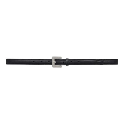 anine bing nicola belt silver - black
