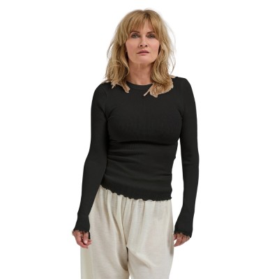 wooly long sleeve - black