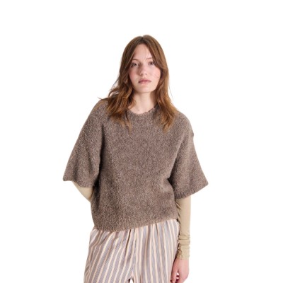 women's jumper zolly - taupe melange