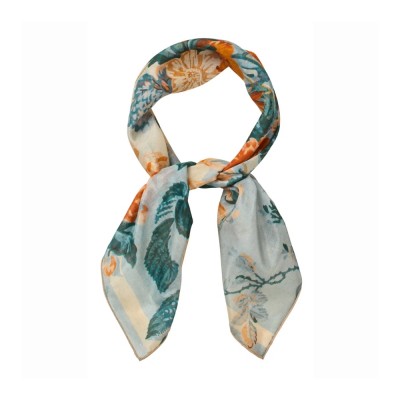 light small elaine scarf - blue - front