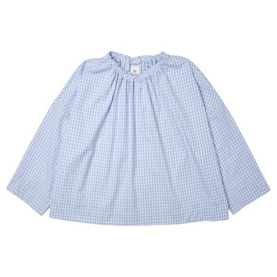 mati mati magrethe top - blue check