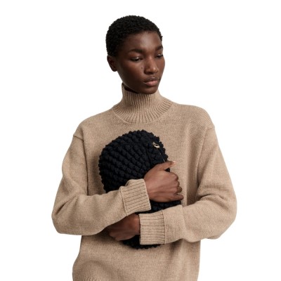 aiayu linn clutch - black navy