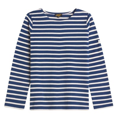 tilda ls tee - navy offwhite