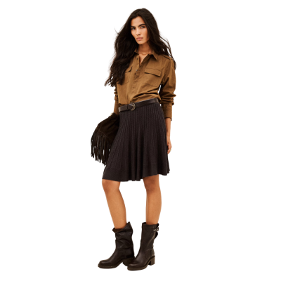 skirt penelope - cacao 