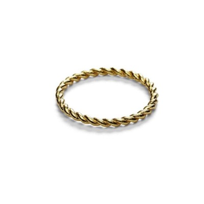 anni lu twisted ring - gold