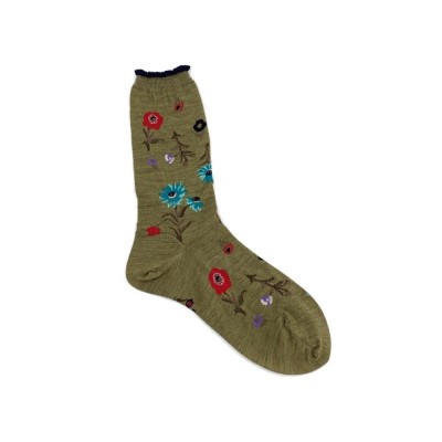 antipast strømper am-413a - khaki antipast strømper am-413a - khaki