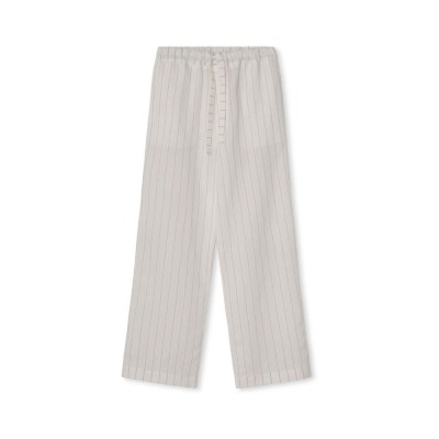 magda pants - off white stripe