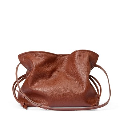 camilla bag large leather - chocolate