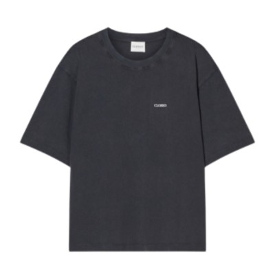 closed relaxed t-shirt - black