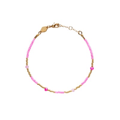 clemence bracelet - hot pink