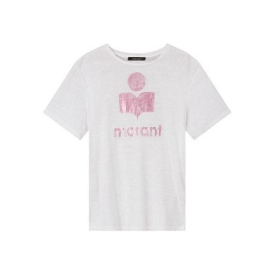 koldi t-shirt - white with pink - front