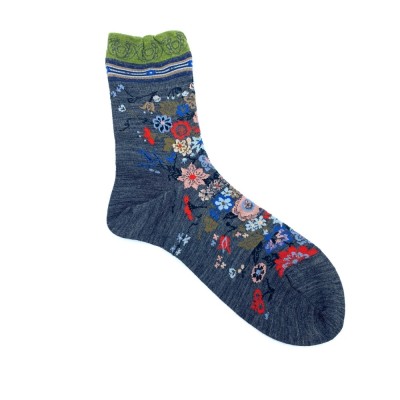 antipast happy flowers - grey