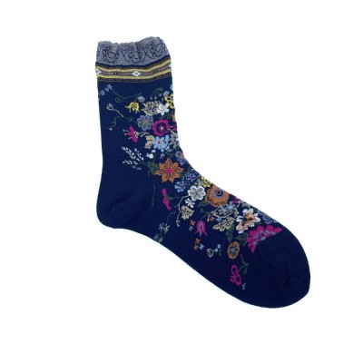 antipast happy flowers - navy